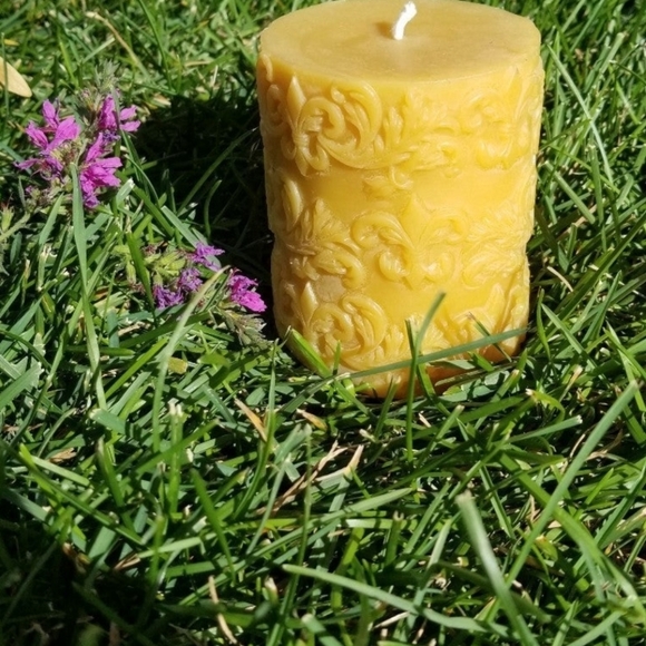 Fleur de Lis All Natural Organic 100% Pure Beeswax - Picture 3 of 6